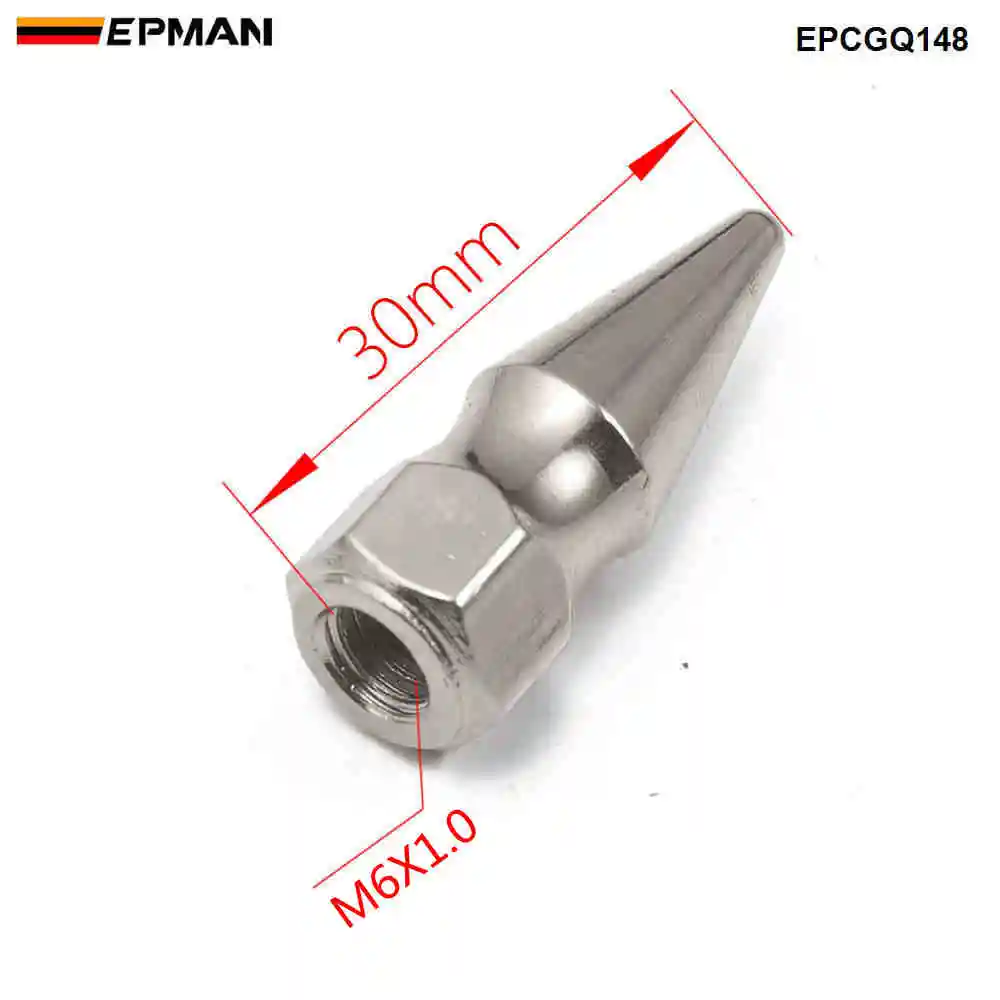 EPMAN заготовка M6 * 1 0 хромированные шипы комплект шайб для отсека двигателя