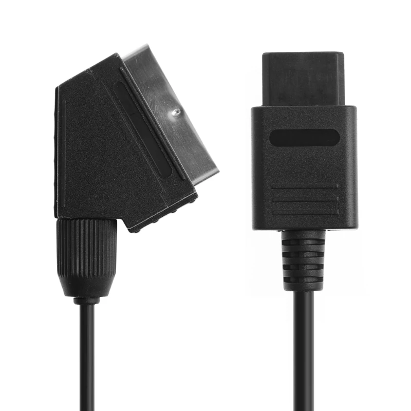 Кабель Scart 1 8 м/6 футов AV ТВ видео для Nintendo SNES Gamecube N64 NGC консоль|Кабели| |