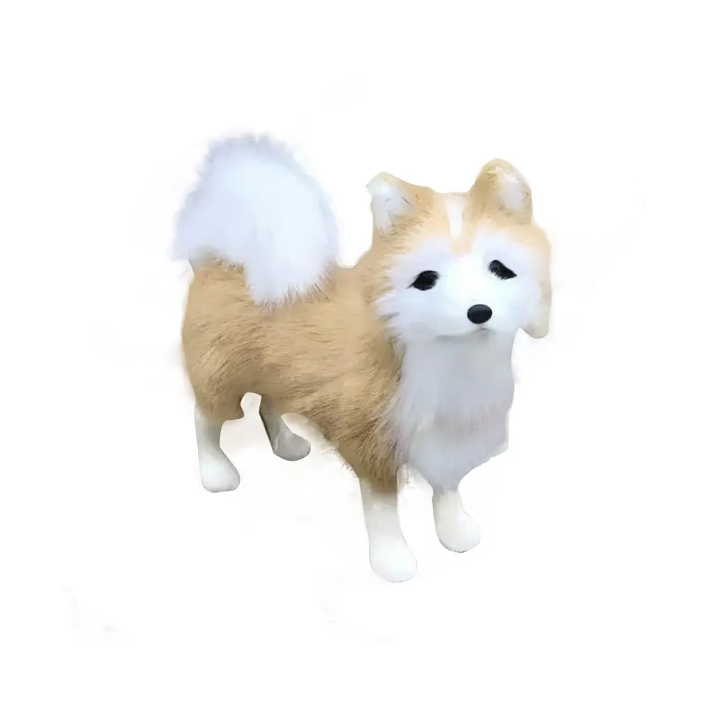 Лидер продаж моделирующая собака хаски пластиковая модель животного настольное