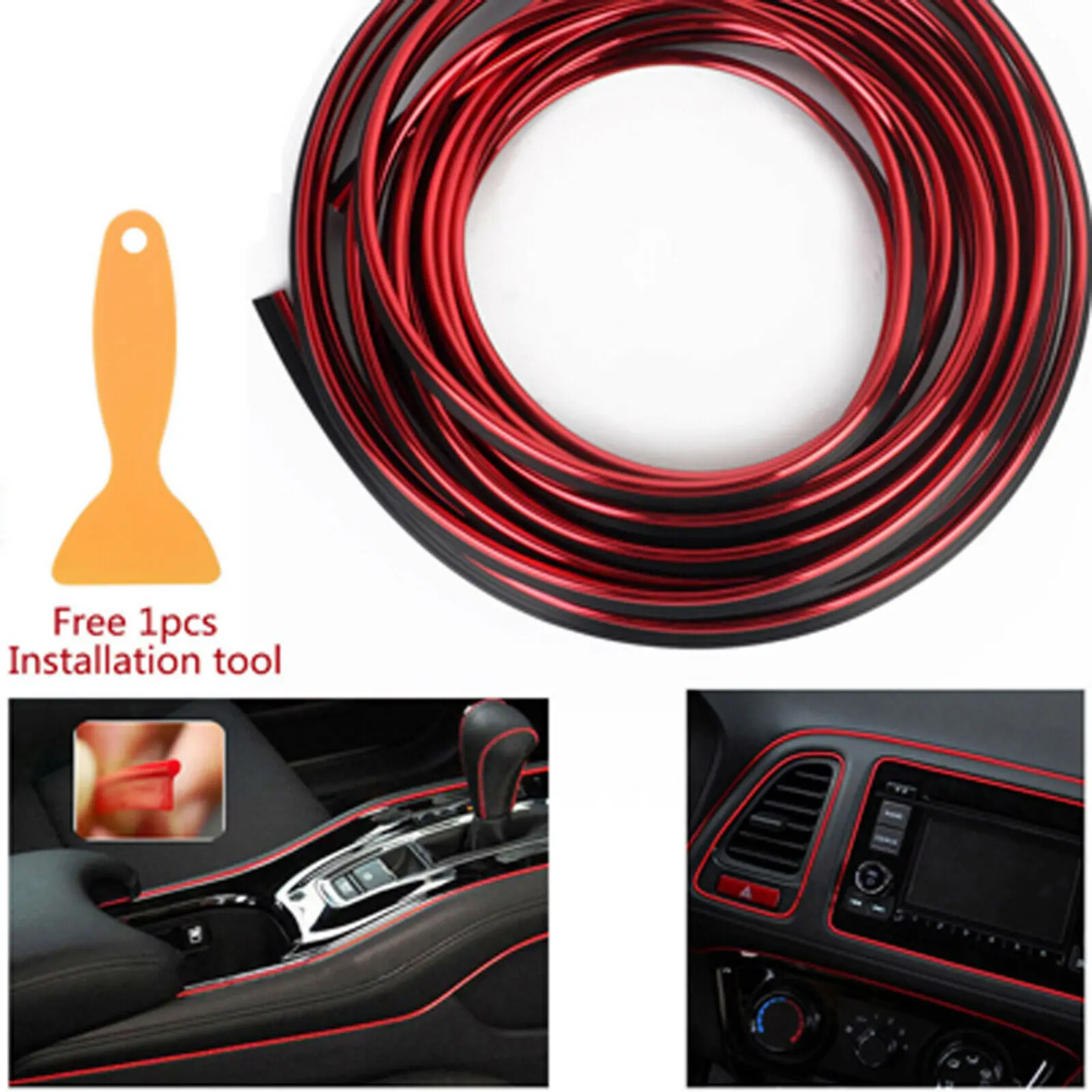 

Car Edge Gap Line Flexible Interior Molding Parts Universal 5M Accessories
