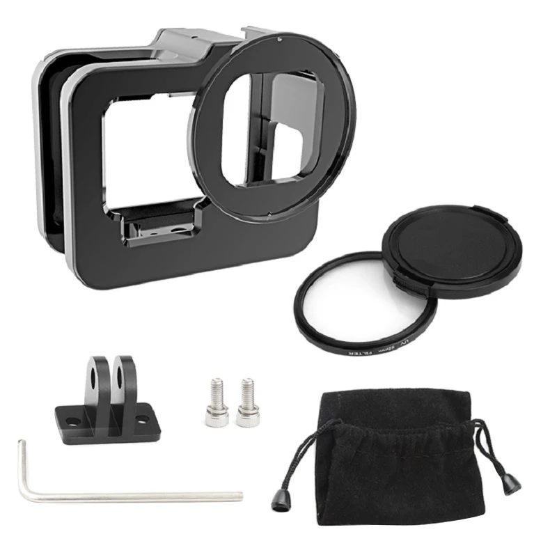 

for Gopro Hero9 Camera Protective Cage CNC Aluminum Alloy Camera Frame