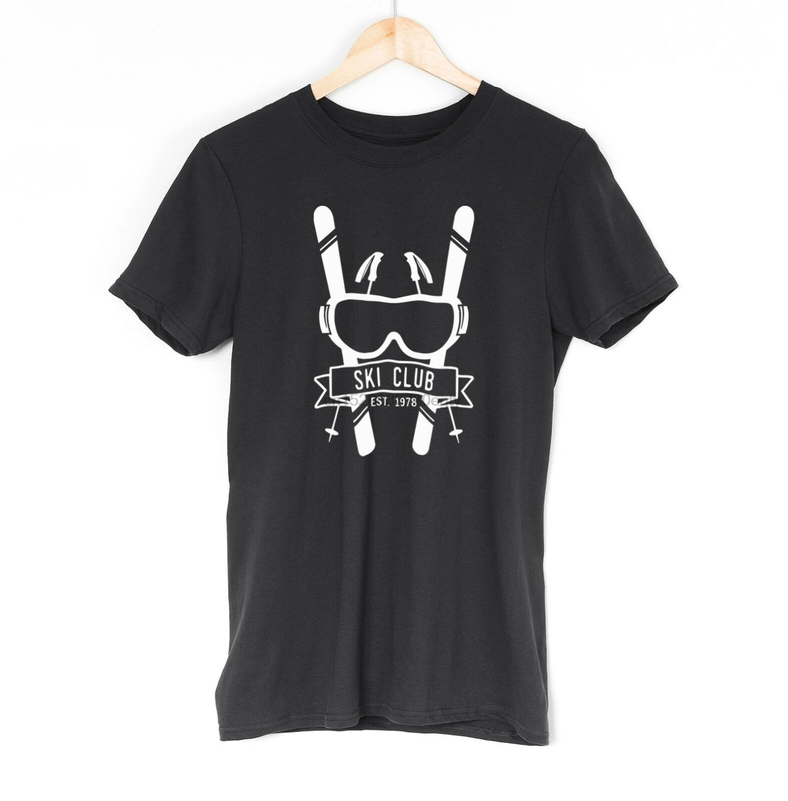 Лыжный Клуб Мужская футболка все размеры горы Зимний Экстремальный спортивный