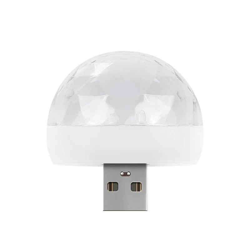 Светодиодный автомобильный декоративный цветной мини USB RGB светодиодный usb