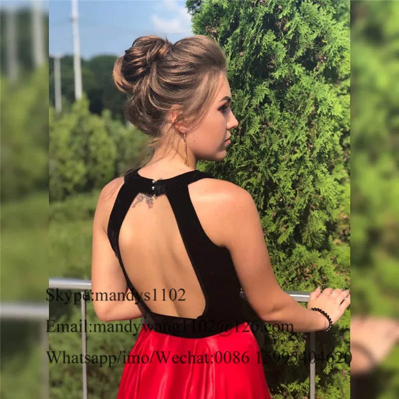 Mbcullyd Топ бархатные красные платья для выпускного вечера Длинные шикарные с