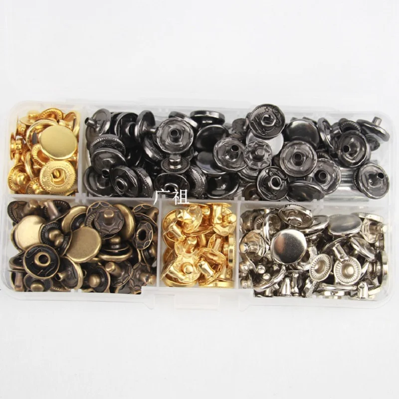 65 компл./упак. Diameter12mm кожи ремонт с металлическими клепками очки застежка DIY