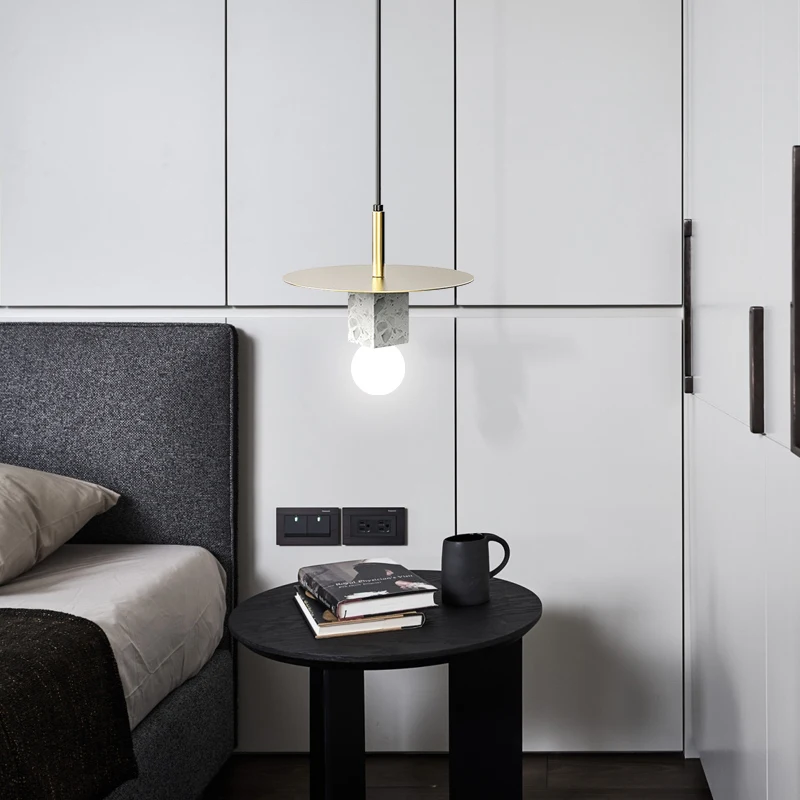 Современный стеклянный подвесной светильник в скандинавском стиле для столовой