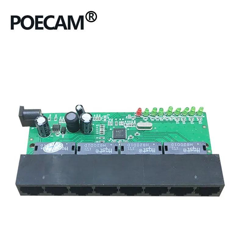 Модуль коммутатора Ethernet PCBA 8 шт. портов питания быстрый заводской производитель
