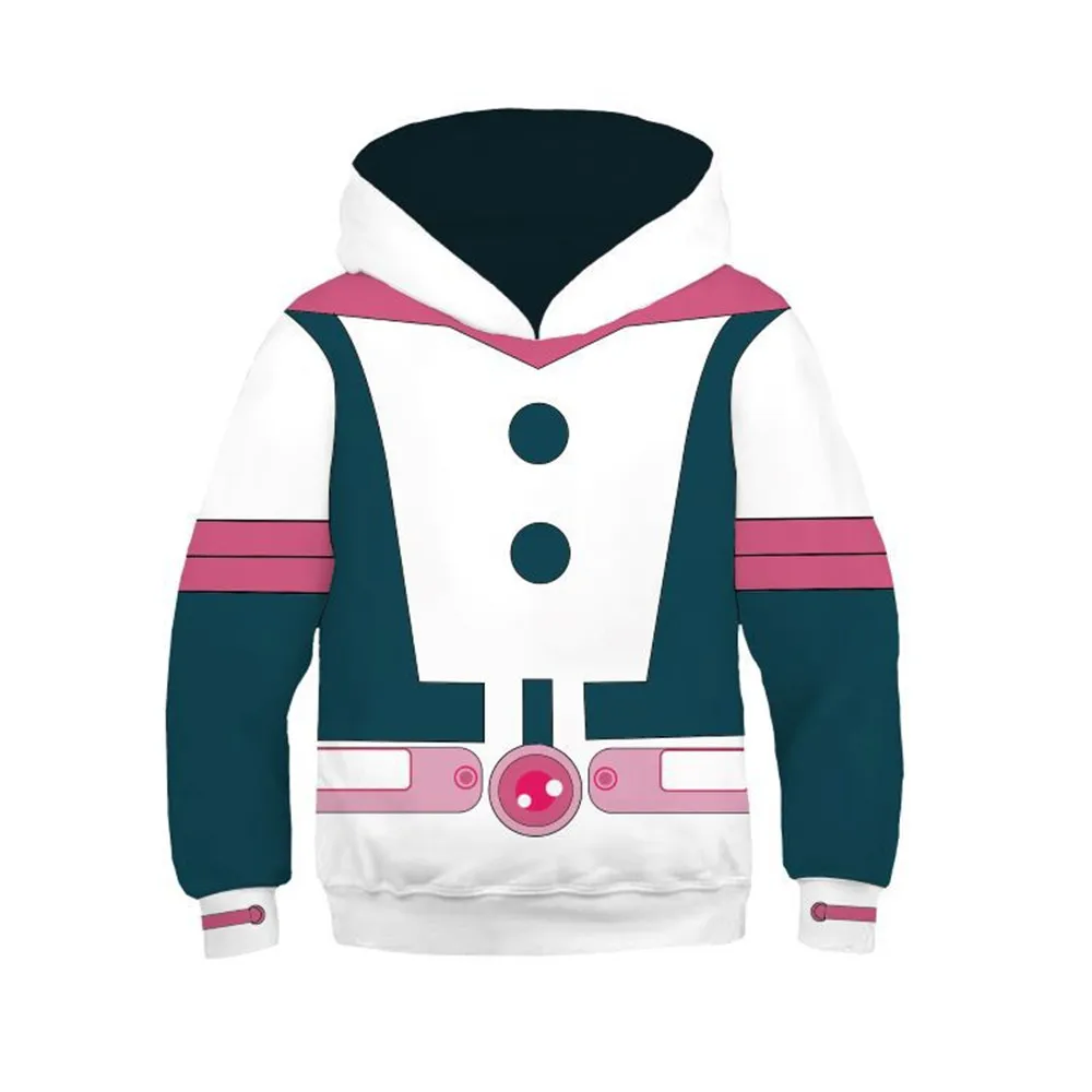 Толстовка с капюшоном моя геройская академия толстовки Midoriya Izuku Bakugou Katsuki