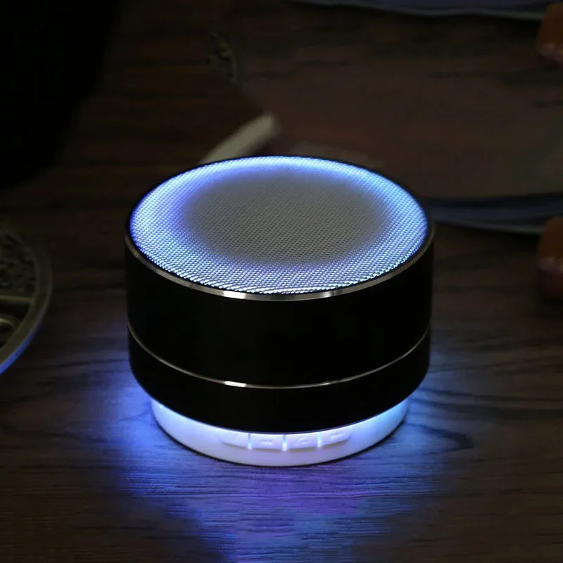 Портативный металлический Мини Bluetooth динамик беспроводной супер бас сабвуфер