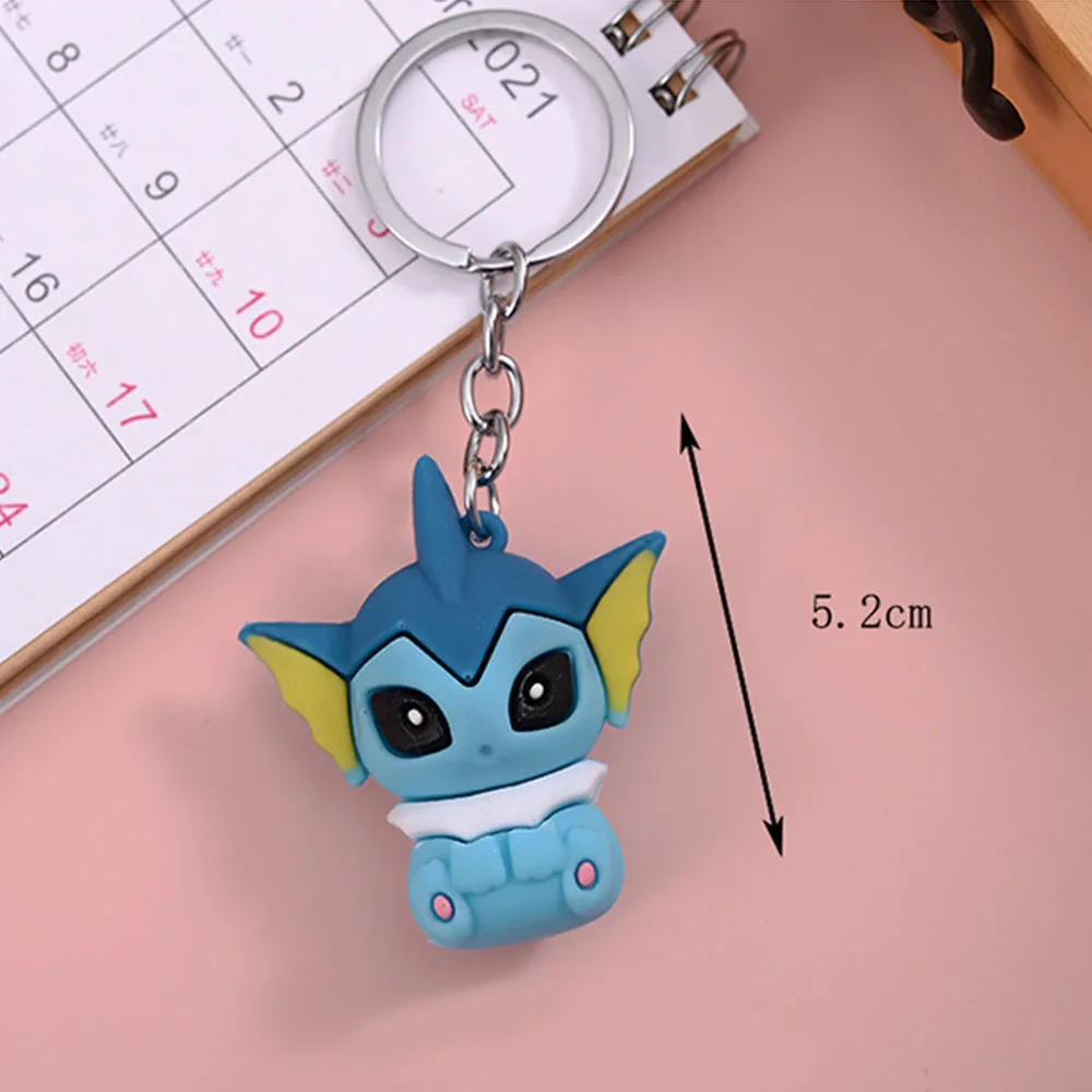 Брелок для ключей с покемоном Eevee Пикачу экшн фигурка TOMY Мультяшные аниме милые