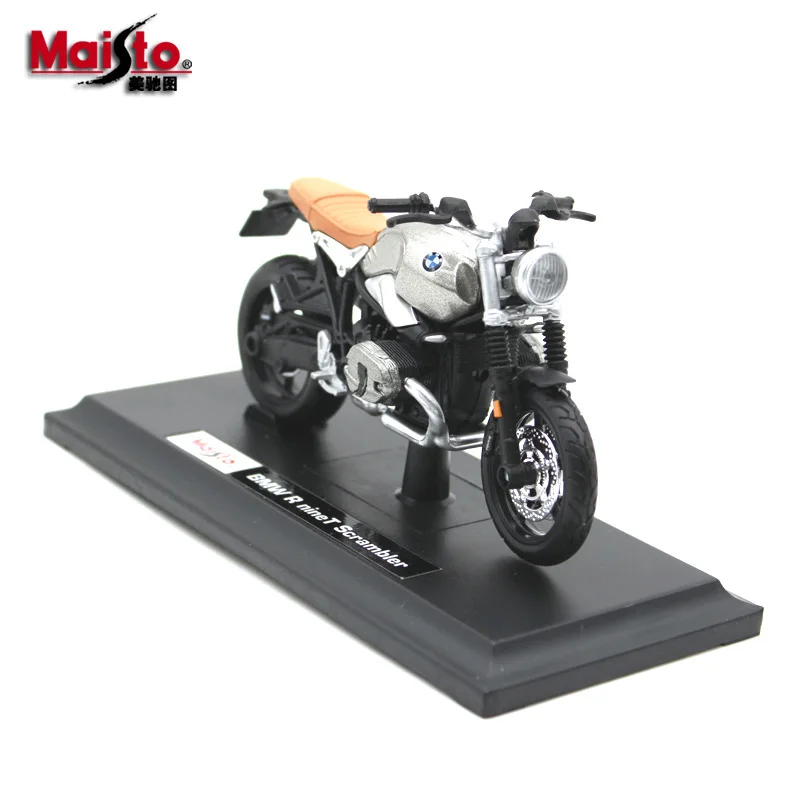 Шифратор Maisto 1:18 BMW R Nine T мотоциклетная металлическая модель игрушки для детей