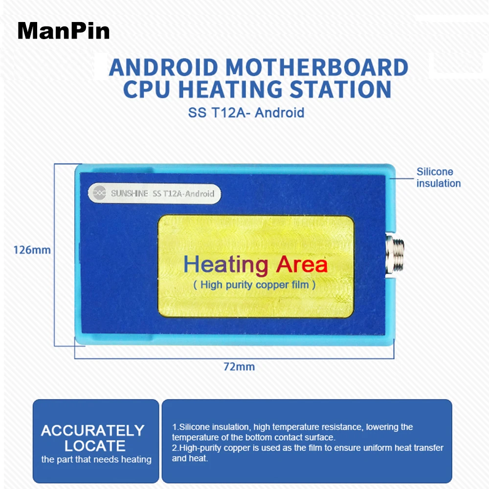 Паяльная станция для iPhone XS Max XR 11Pro разделитель чипов CPU IC мобильный телефон