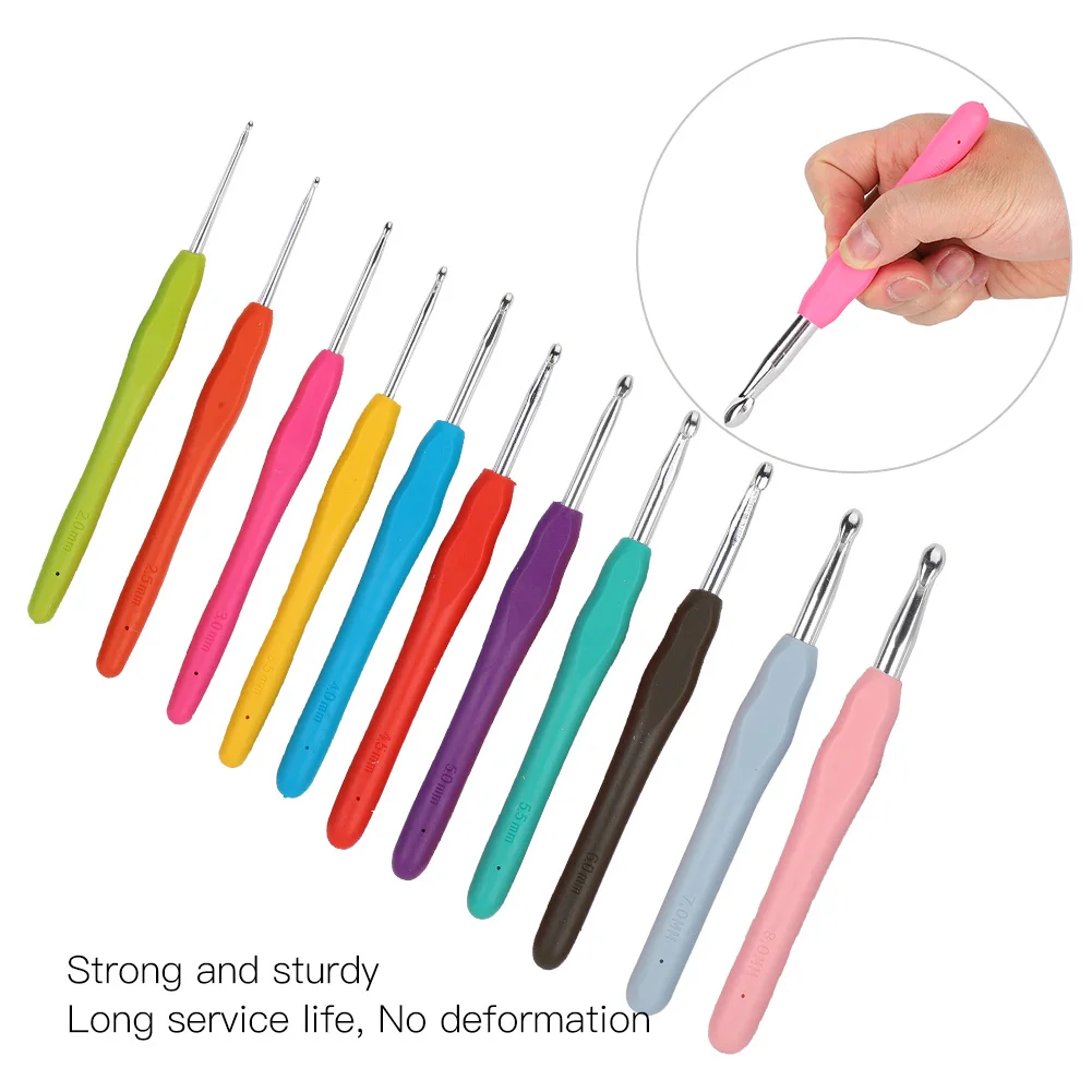 Набор крючков для вязания 11 шт.|Швейные инструменты и аксессуары| |