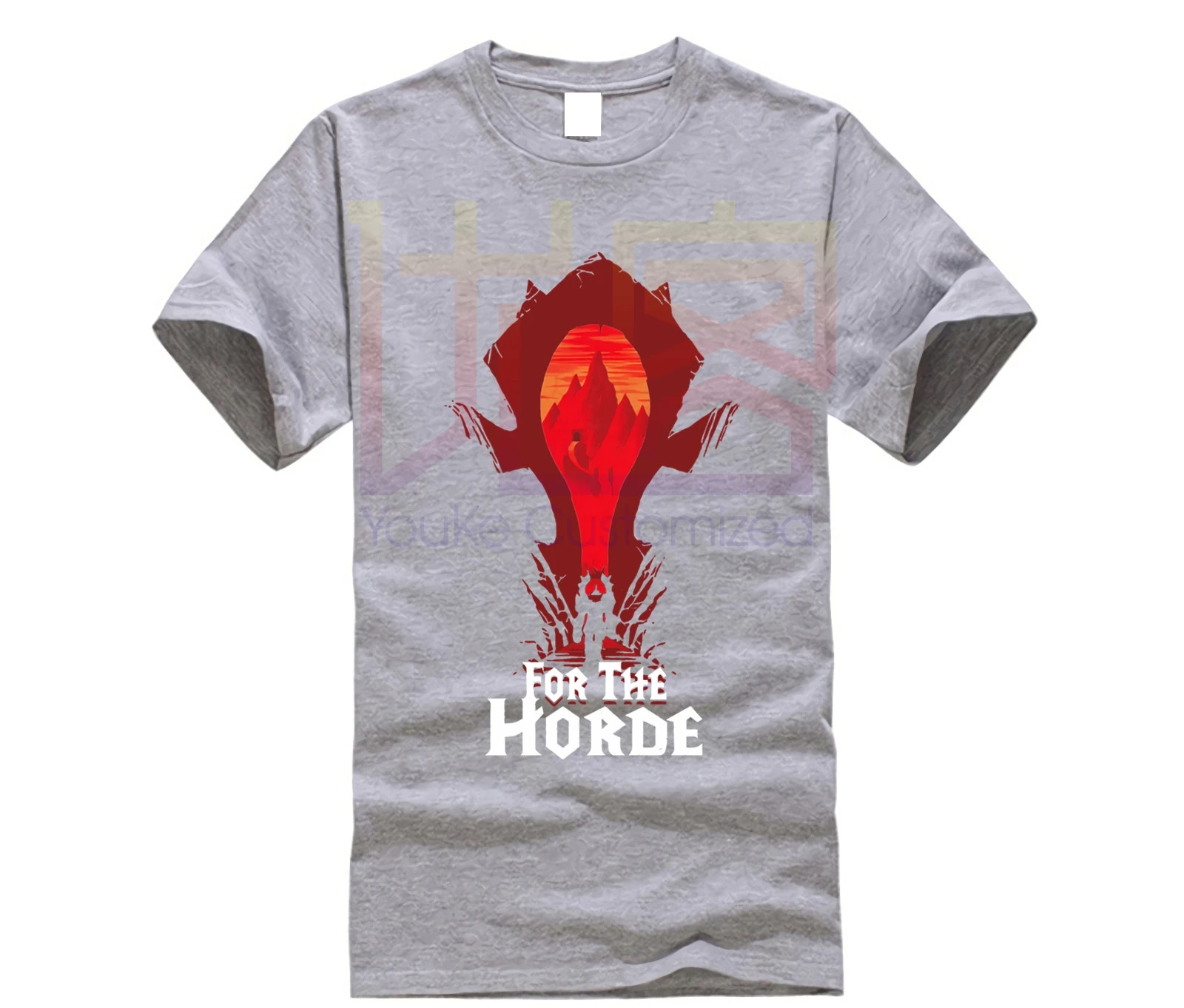 Популярная мужская рубашка 2019 рубашки WORLD OF WARCRAFT для Орды | Мужская одежда