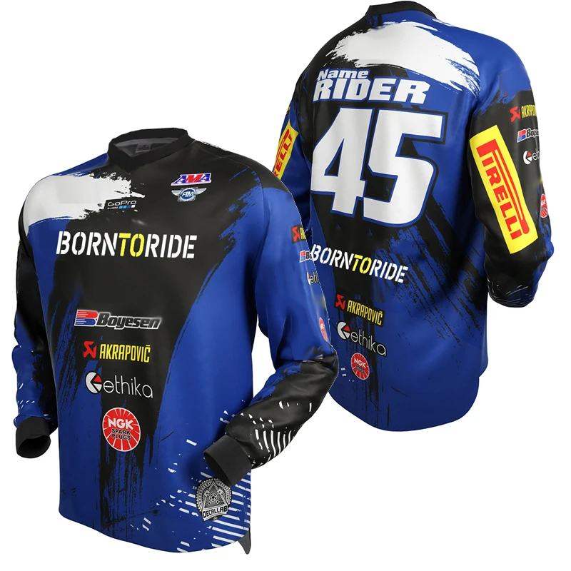 Эндуро Даунхилл велосипедная Джерси на заказ Велоспорт Горные/bmx трикотажные