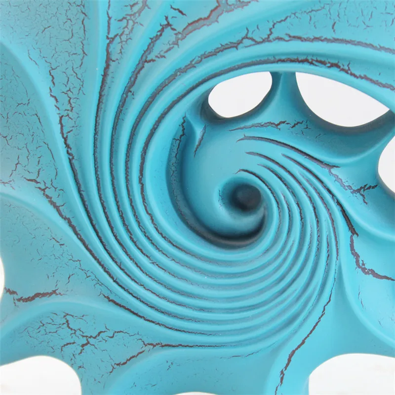 Статуя в европейском стиле ретро из смолы виде ракушки морская улитка скульптура