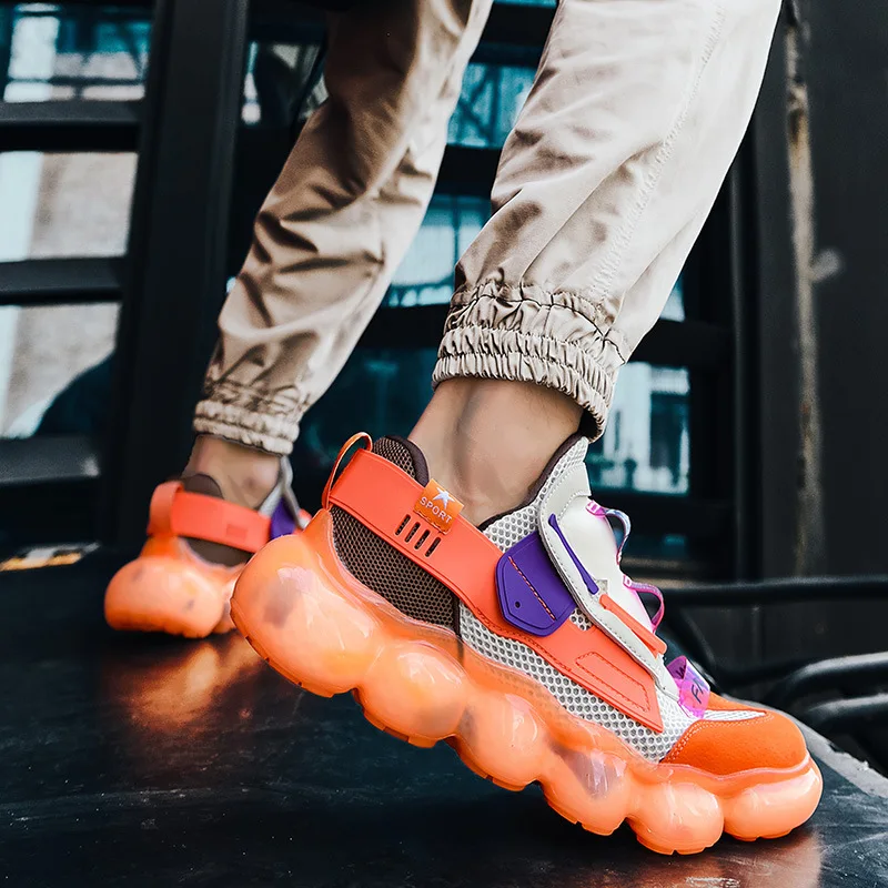 

Men Fashion Sneakers Classic Damping Jogging Shoes Men Casual Shoes Popular Hot Sale Shoes Breathable Fitness Shoes Trend Shoes