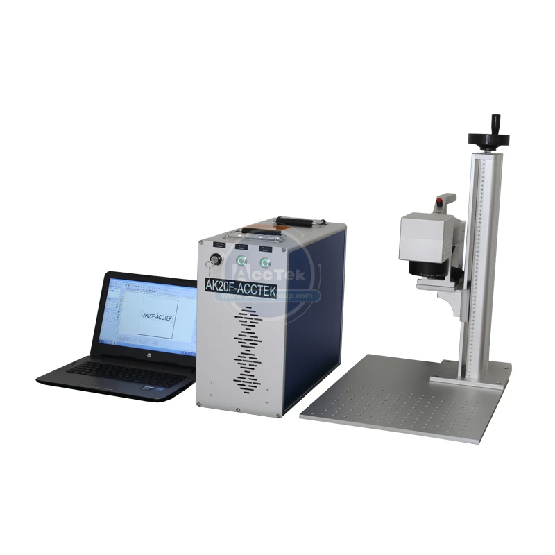 Низкая цена металлическая пластиковая волоконная лазерная маркировочная