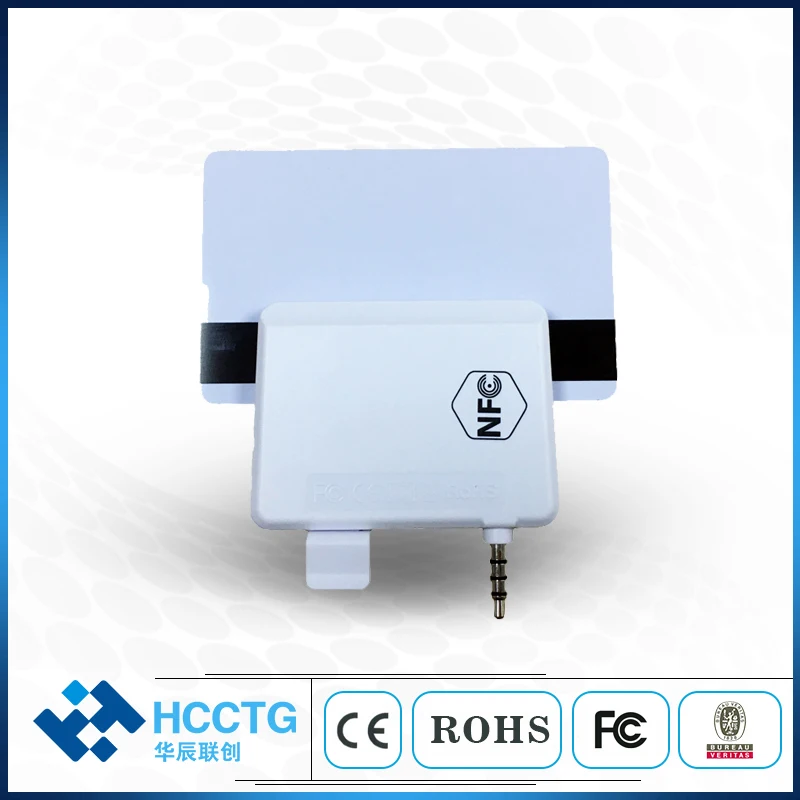 Портативный 3 5 мм аудио Джек мобильный Магнитный карты (Track1/2) + устройство для