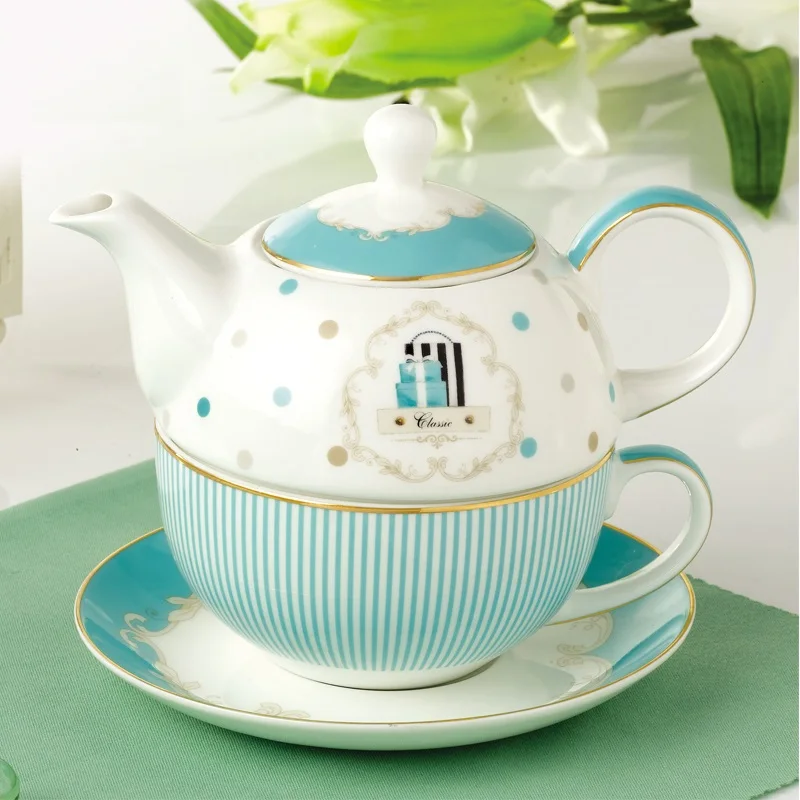 

Ceramic kettle Tea set Teapot Teacup Set Simple Tea Set European style Fashion Gift Drinkware W3024