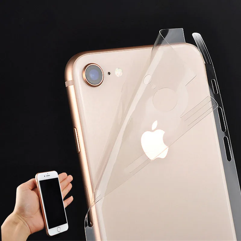 

Ice Surface For iPhone 11 XS 6 Back Film Thin Screen Protector Protective Stickers Cover Transparent Paster Rear Decorative Film