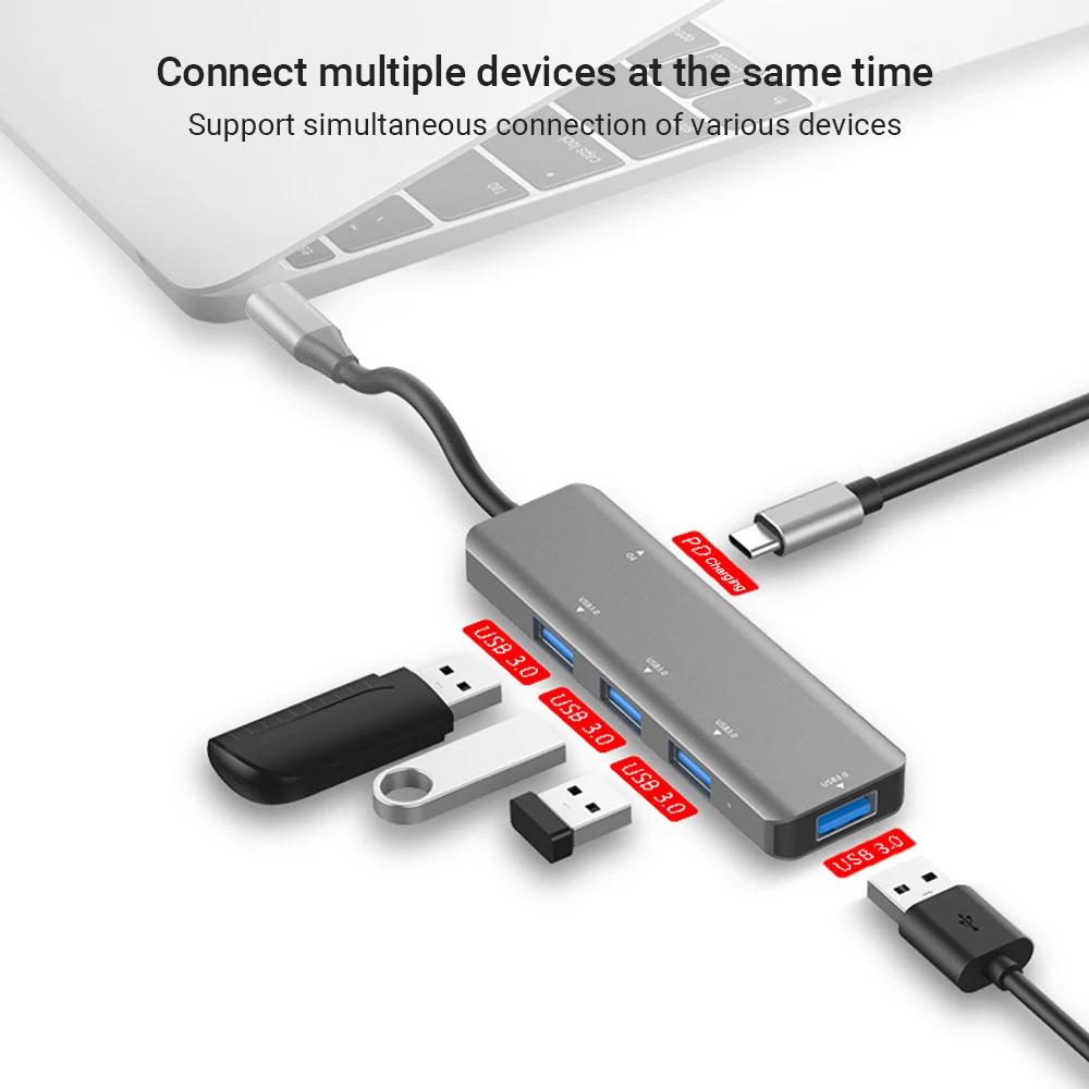 5 в 1 usb адаптер для ноутбука ком