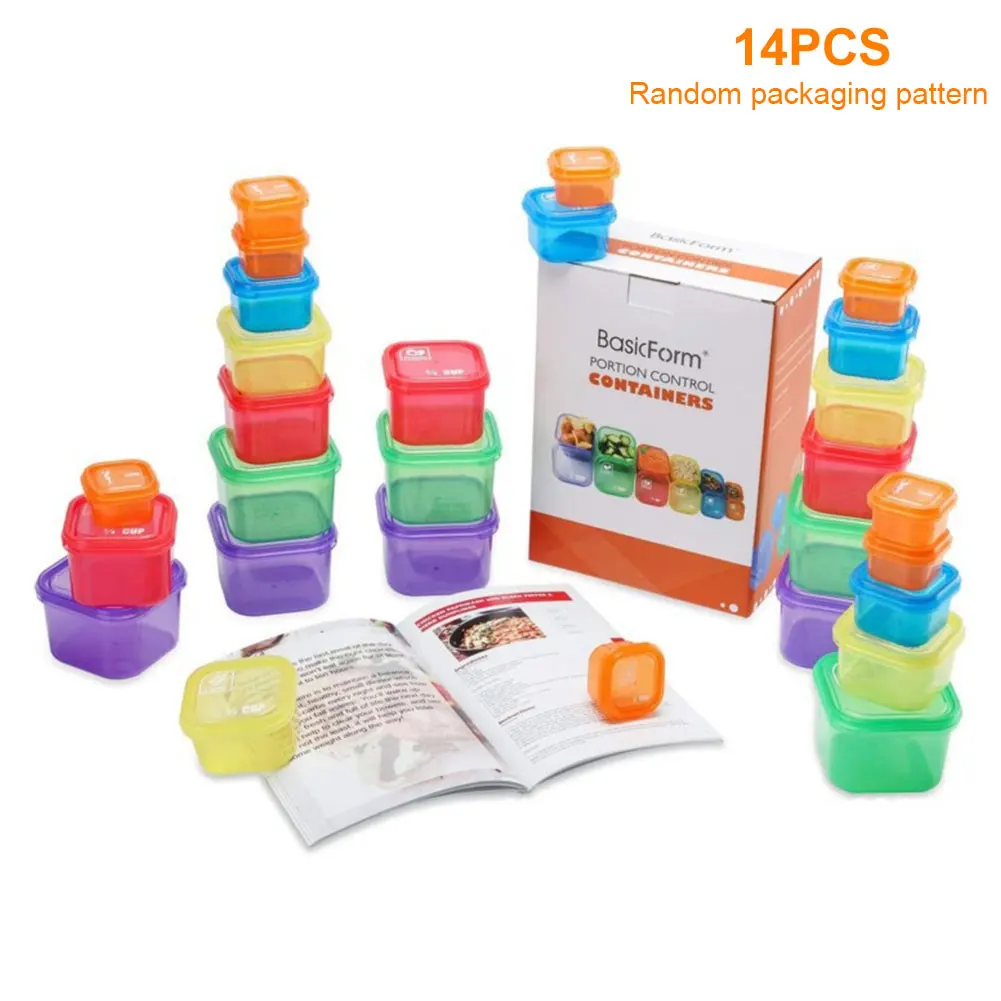 

14 шт., контейнер для контроля здорового питания, 21 день