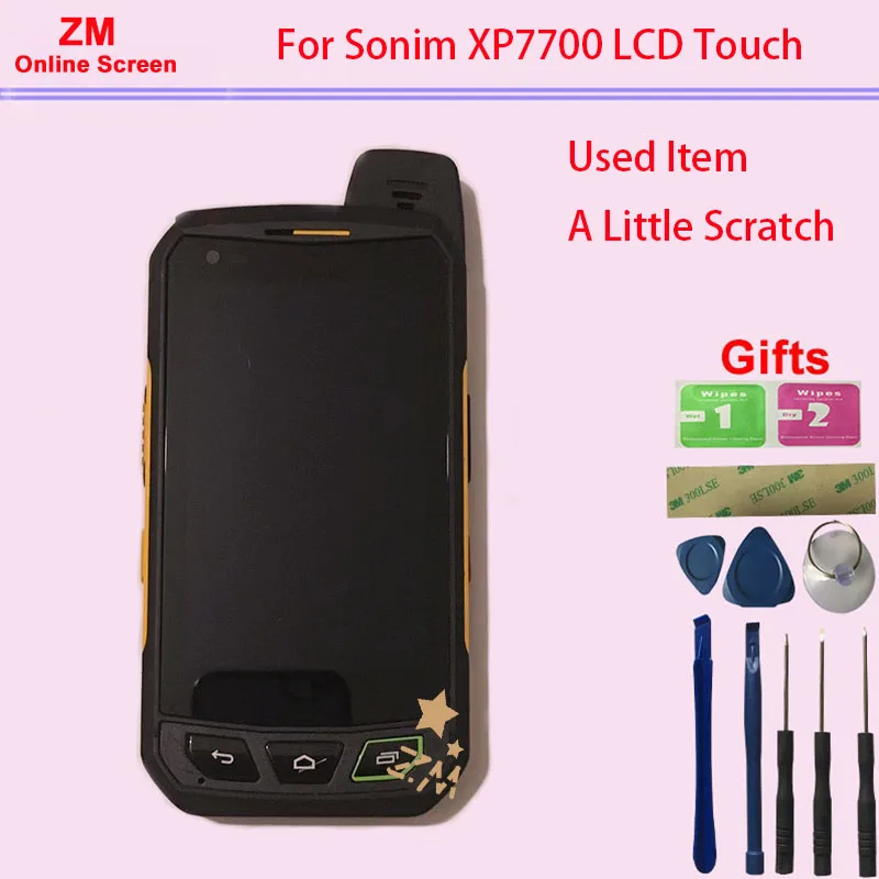 RYKKZ используется для Sonim XP7700 ЖК дисплей с кодирующий преобразователь сенсорного