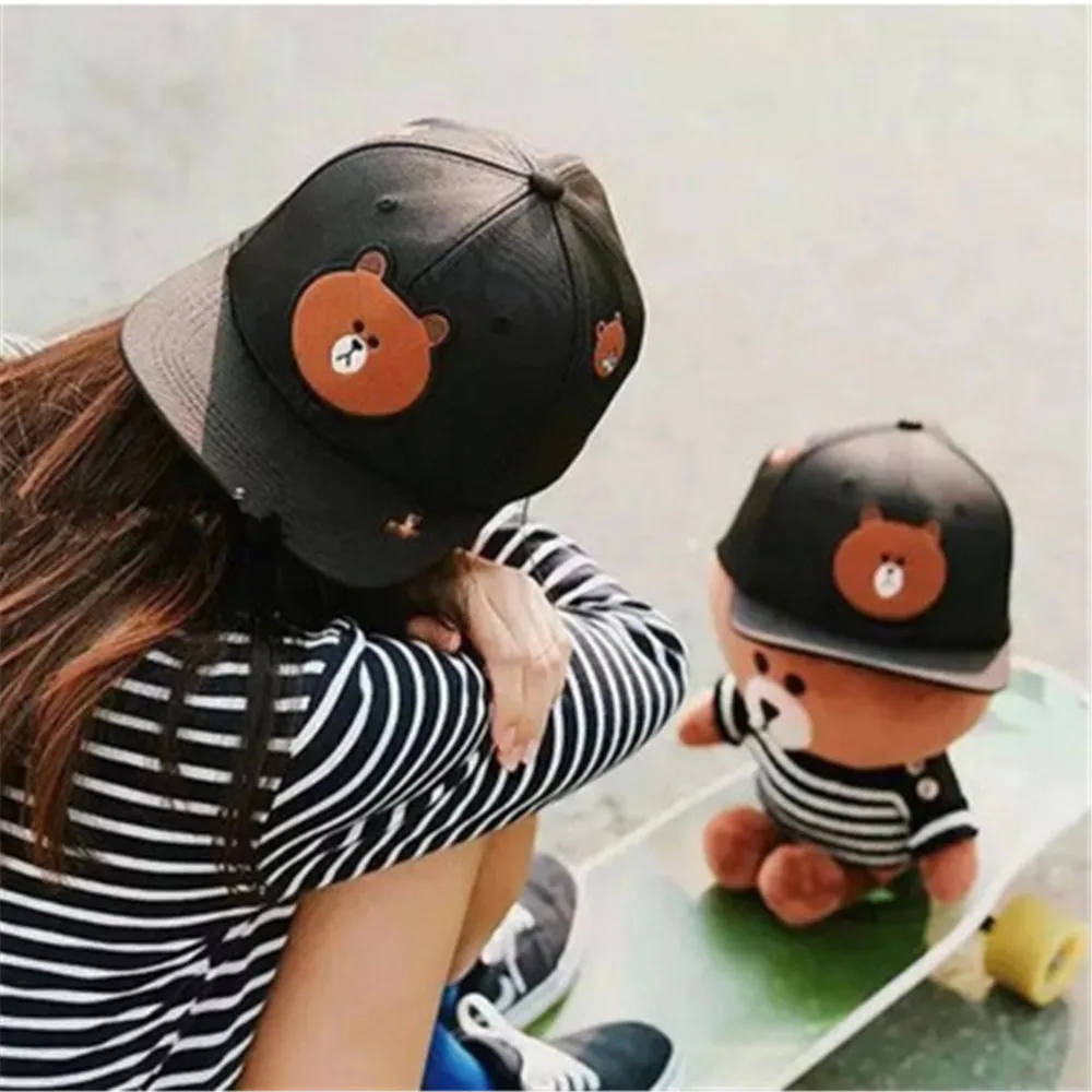 Бейсболка детская Спортивная черная сетчатая в стиле хип-хоп