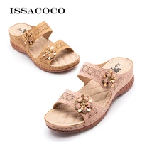 issacoco 2021 fashion women slippers for home platform sandals women slippers shoes for women slippers be at home slipper female
