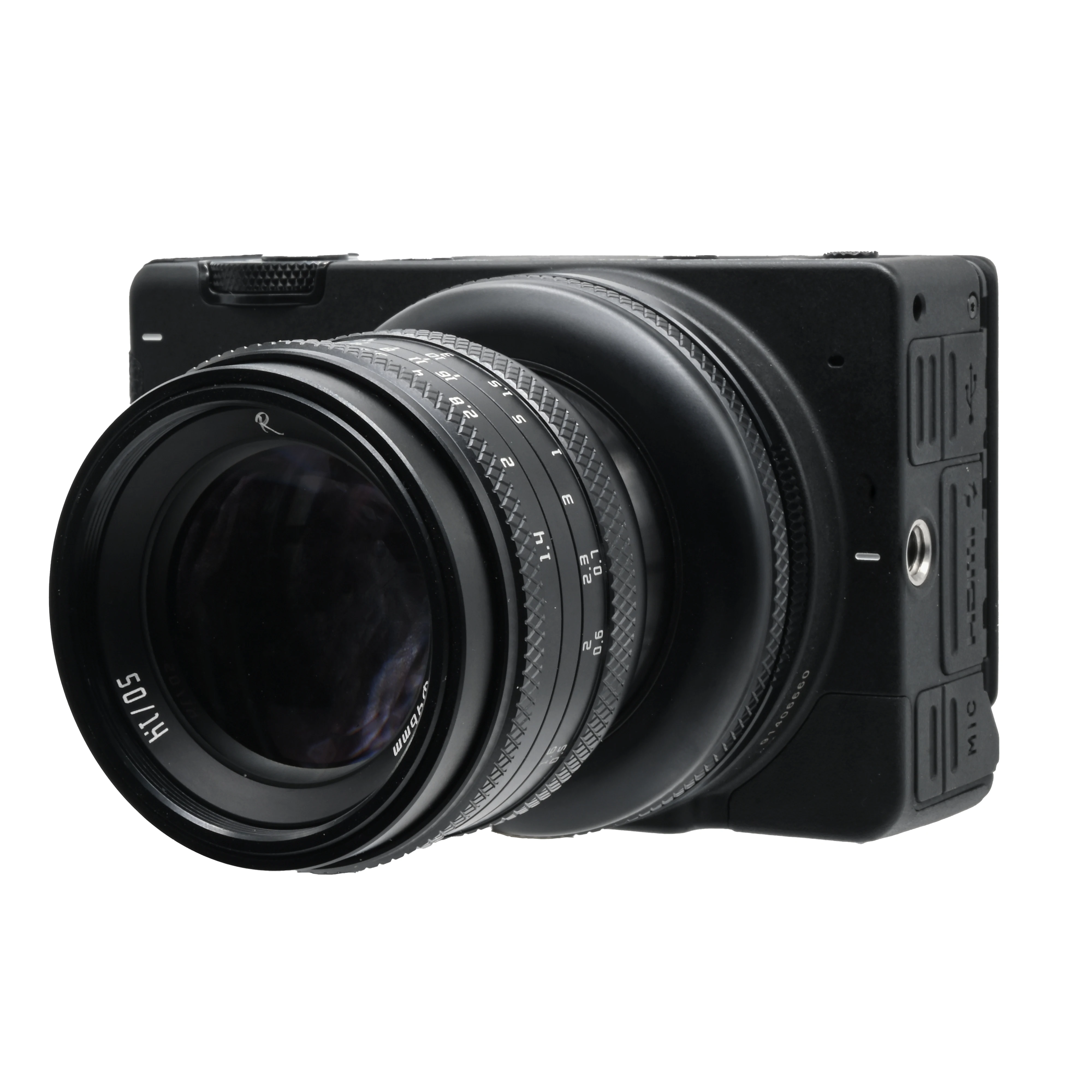 Камера с ручной фокусировкой и большой диафрагмой для sony A7M3 CanonR5R6 Nikon Z6 7 Fuji XT4 50 мм