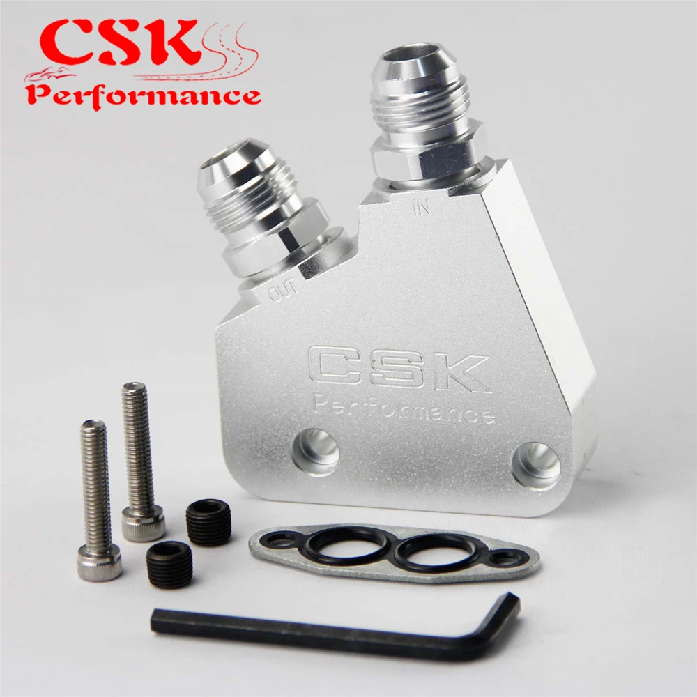 AN10 Женский адаптер масляного радиатора двигателя подходит для LSX заготовки LS1 LS2