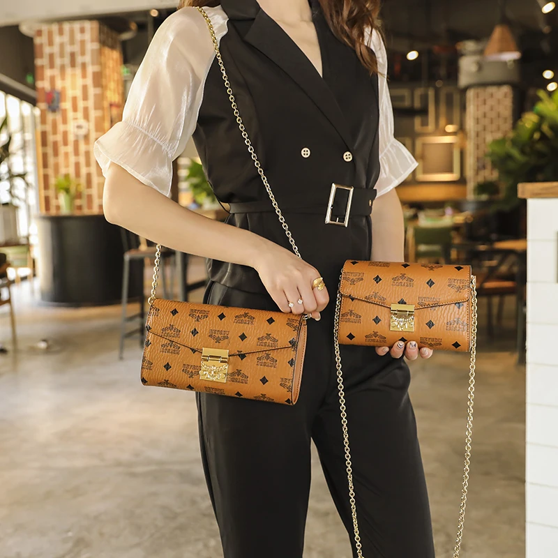 100% Genuine Leather Fashion Shoulder Bag Luxury Brand Designer Wallet Ladies Lipstick Bag Casual One-shoulder Messenger Bag Gg