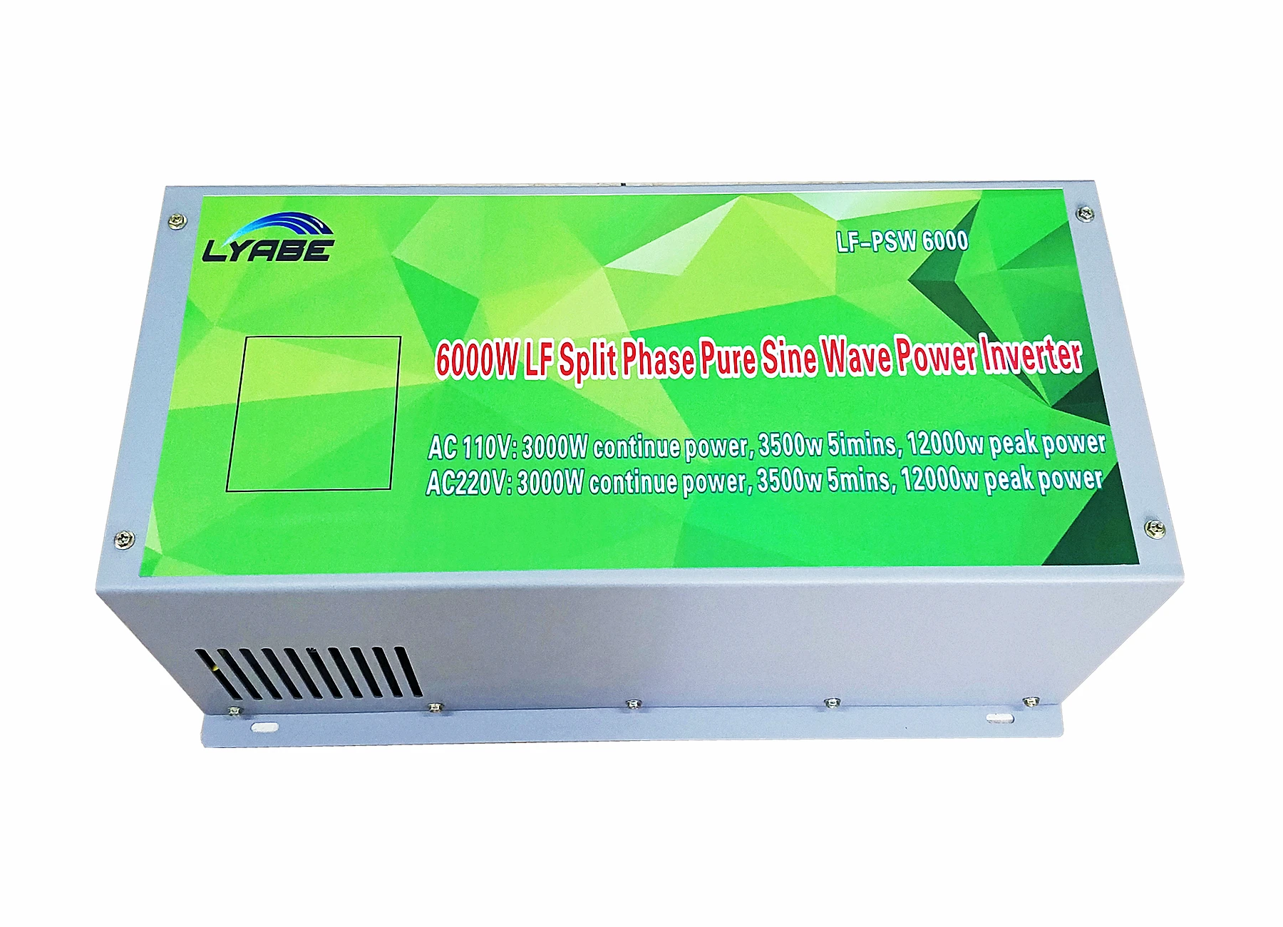 

6000W LF Split Phase PURE SINE WAVE POWER INVERTER DC24V to AC110 220V Converter