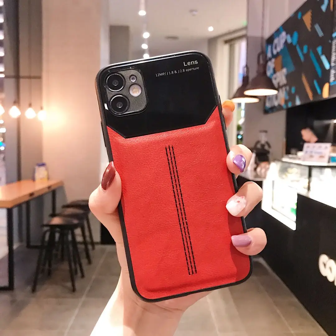 Роскошный кожаный чехол для телефона в форме спортивного автомобиля Apple Iphone 11 Pro