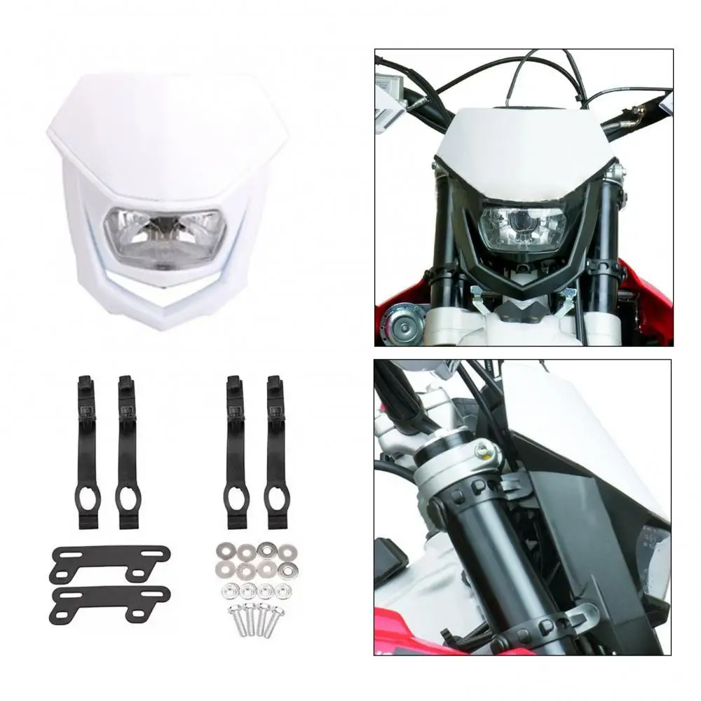 

Headlight Universal 12V Fairing Motocross Enduro Dirt Bike Headlamp Lamp Light