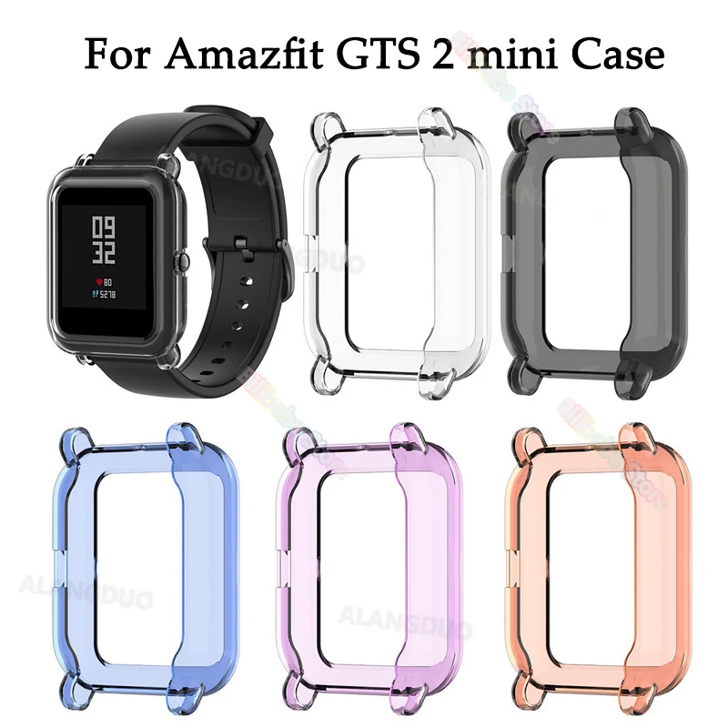 Защитный чехол для Xiaomi Huami Amazfit GTS 2 gts2 mini защита экрана ТПУ смарт-часов чехлы с