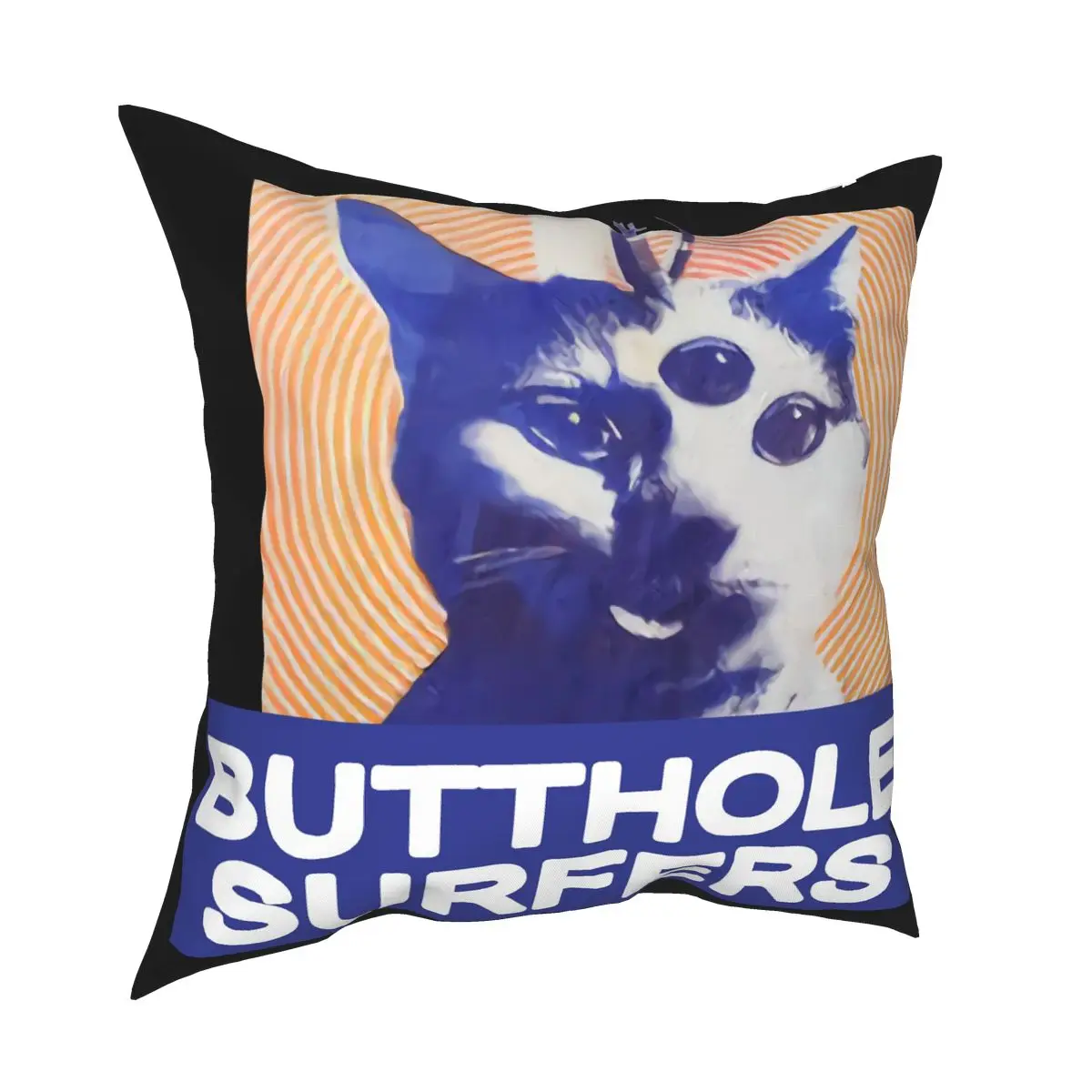 Butthole Surfers Band 3 Eyed Catcotton Reprint White Men S 4Xl Yy267 Сращивание низкая цена Подушка