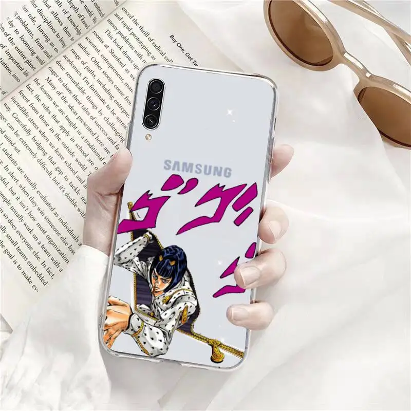 

JOJO 39 s Bizarre Adventure Japanese Phone Case Transparent Clear For Samsung Galaxy A71 A21s S8 S9 S10 plus note 20 ultra