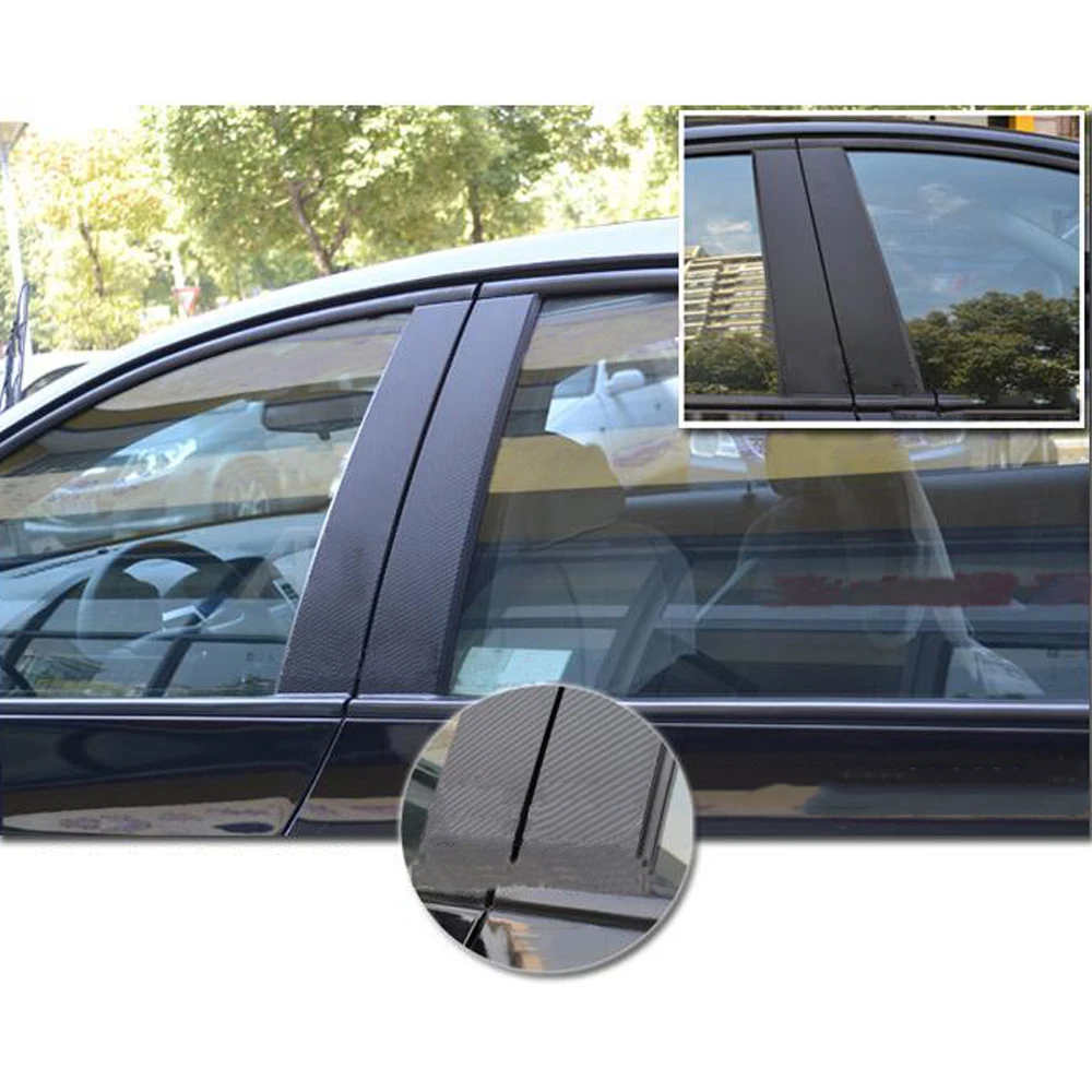

Car Exterior Accessories Carbon Fiber Decorative Window Center Pillar Sticker For Chevrolet Cruze 2009 To 2016 12PCS per set