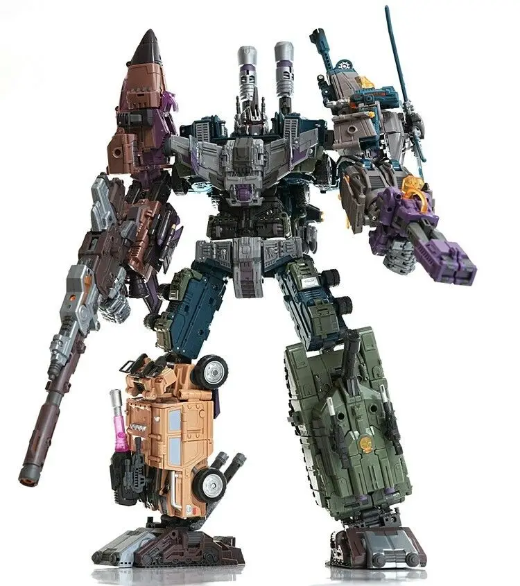 Цзиньбао к. О. Игрушка трансформер Warbotron Bruticus Feral Rex большого размера с новой