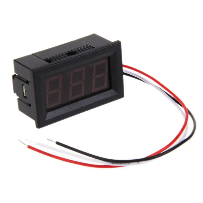 Мини DC 0 10V RGB светодиодный Панель цифровой Дисплей Напряжение