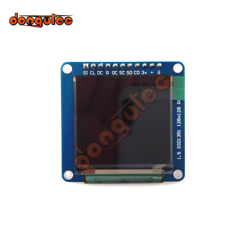 1 5 OLED SSD1351 коммутационная плата 16 бит Цвет &quotw/microSD держатель для arduino|ЖК-модули| |