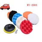 Набор для полировки лобового стекла автомобиля, подложка из шерсти и войлока с переходником для дрели, инструмент для ремонта царапин