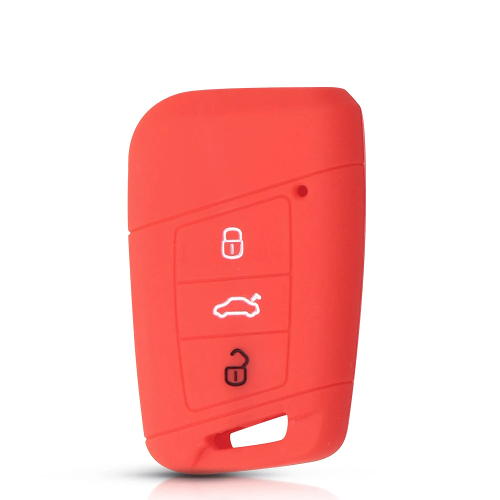 

Автомобильный пульт дистанционного управления KEYYOU, силиконовый флип-чехол для ключей 2016 2017 VW Volkswagen Passat B8 Skoda Superb A7, защитный чехол для ключей
