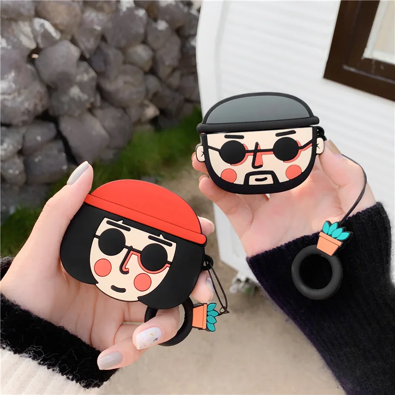 Для AirPods Pro Чехол 3D профессиональная Матильда Leon мультяшный Мягкий силиконовый