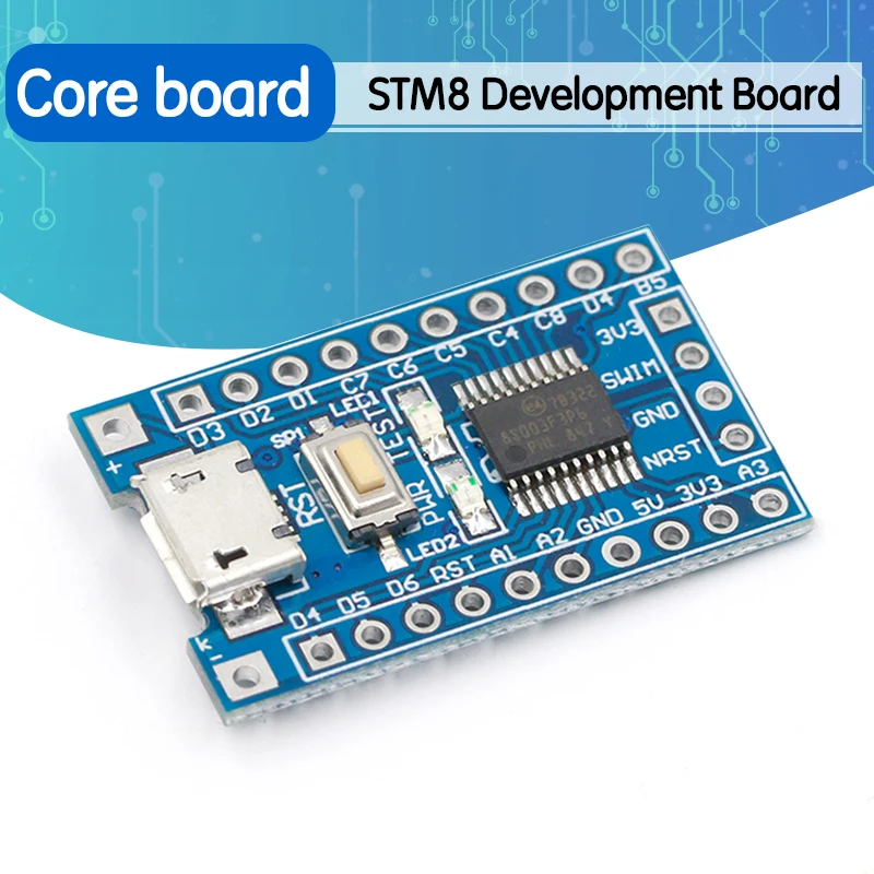 1 шт. системная плата STM8S103F3P6 STM8S STM8 макетная Минимальная основная плата|Запасные
