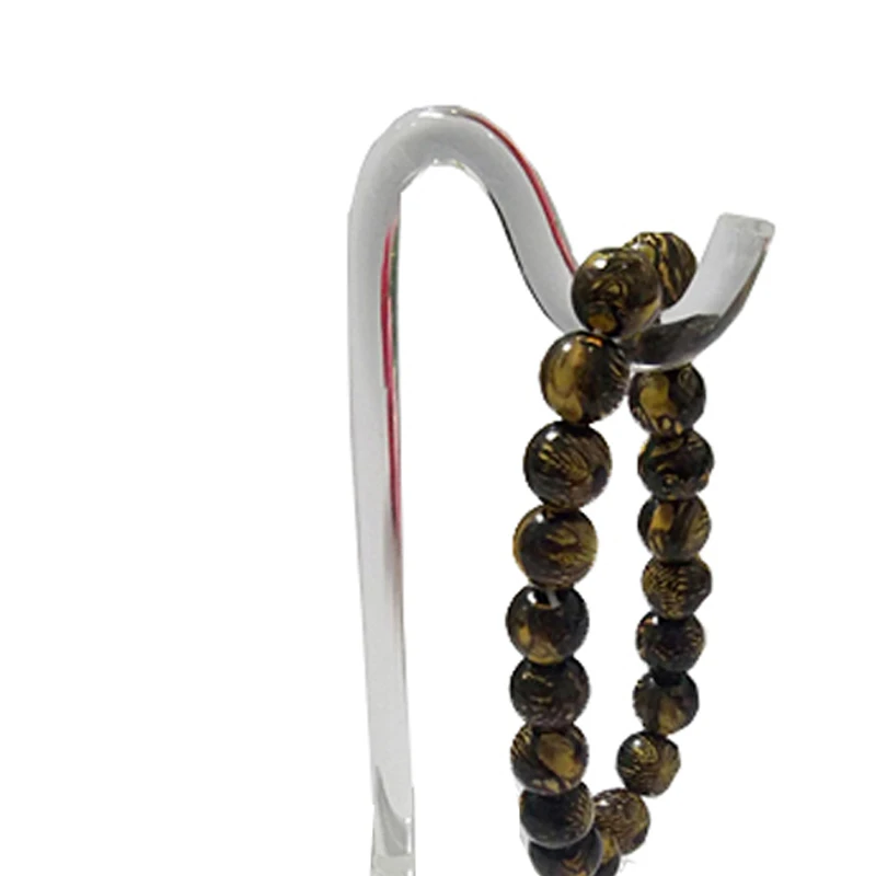 Акриловый браслет в форме крючка держатель для ювелирных изделий прозрачная