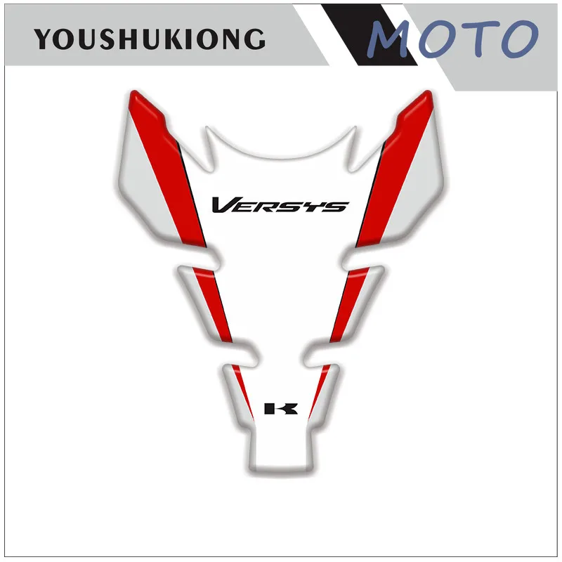 

1 SET Motorcycle Accessories 3D Fiber Sticker Sets Tank Decal Protector Pad Set for Versys 650