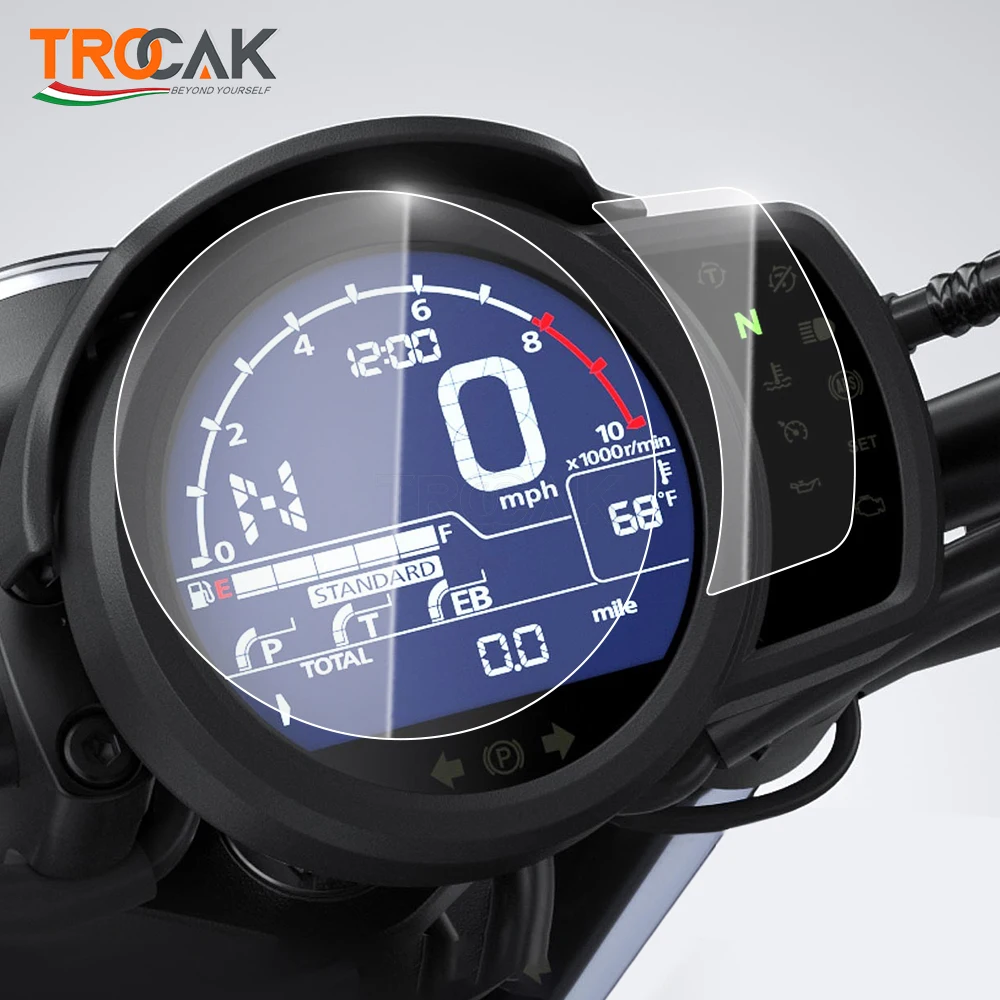 

2pcs Motorcycle Scratch Cluster Screen Dashboard Protection Instrument Film For HONDA Rebel CM 1100 CM1100 2021 2022